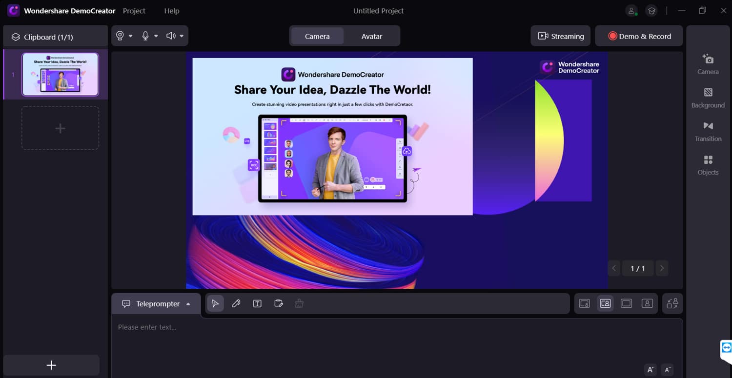 Wondershare DemoCreator Video presentation maker
