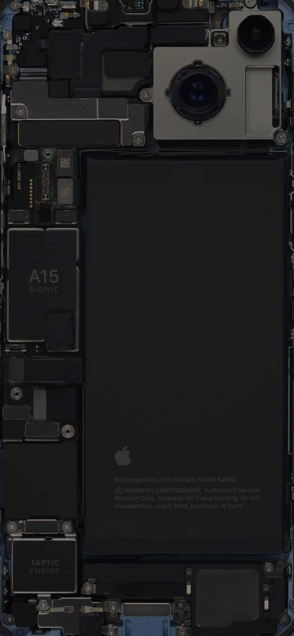 Iphone 14 teardown dark scaled 1