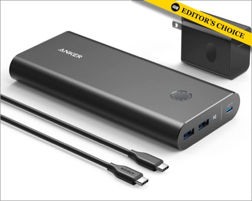 Anker USB C power bank for MacBook
