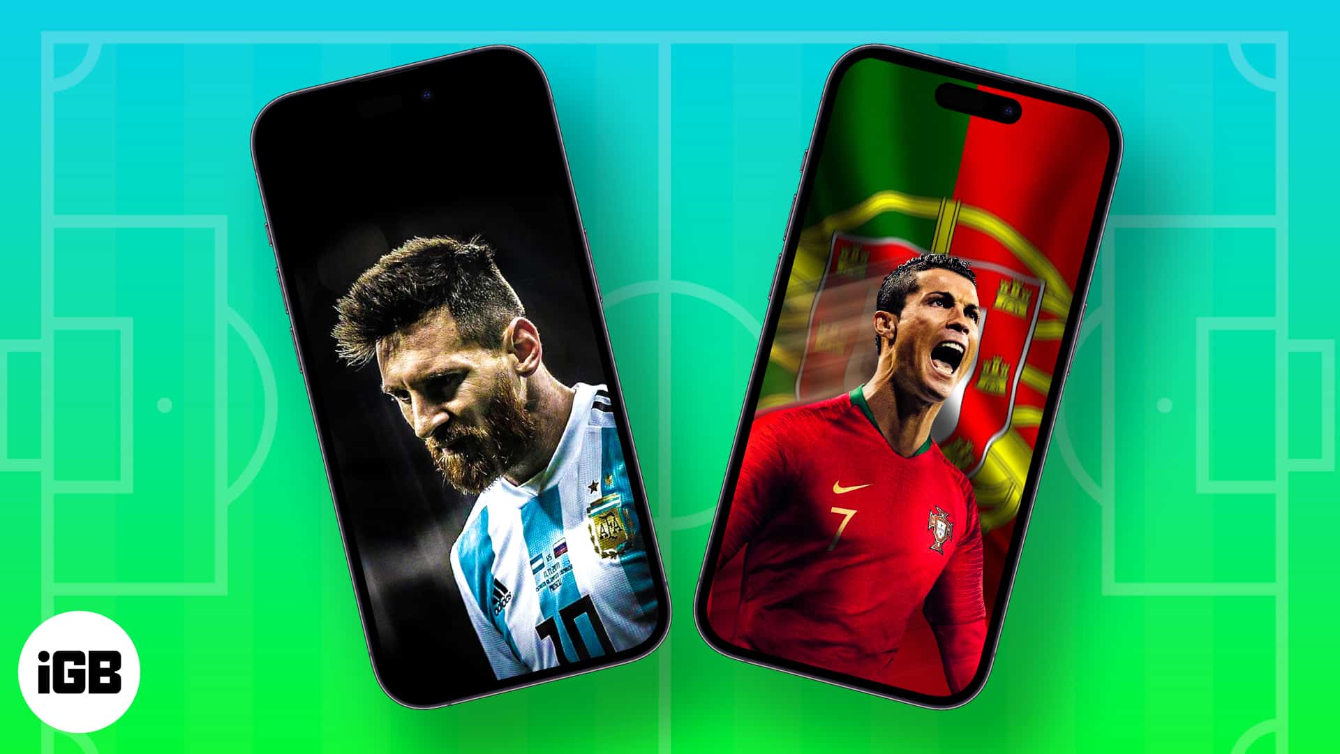 iOS 16 Wallpaper Football Aesthetic  Depth Effect For iPhone