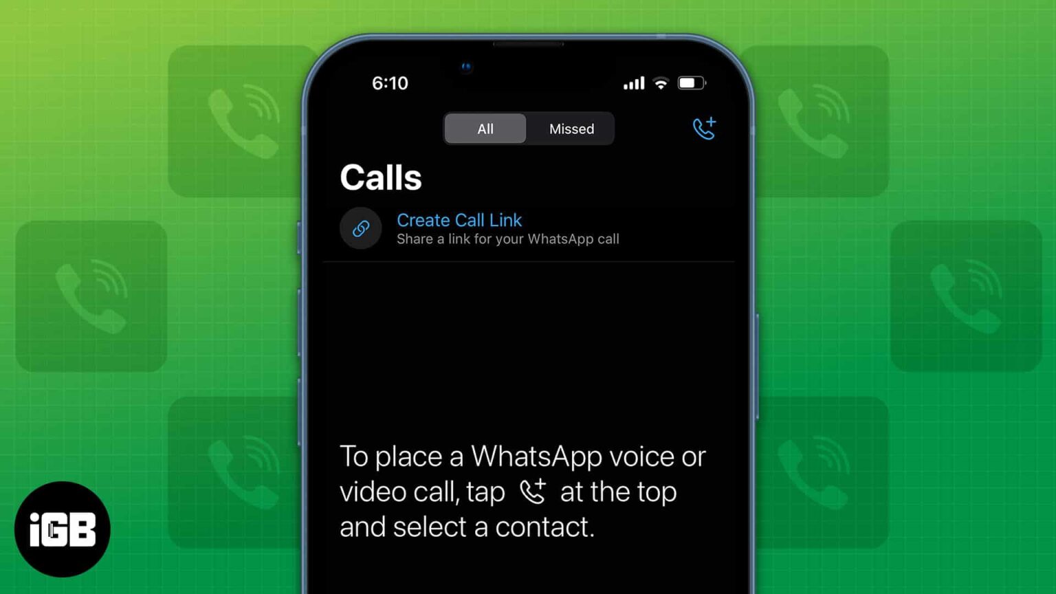 How to create WhatsApp call link on iPhone iGeeksBlog