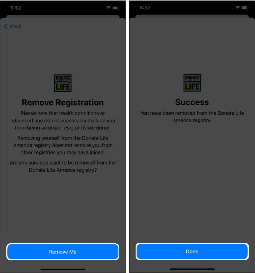 How to edit or unregister as an organ donor on iPhone