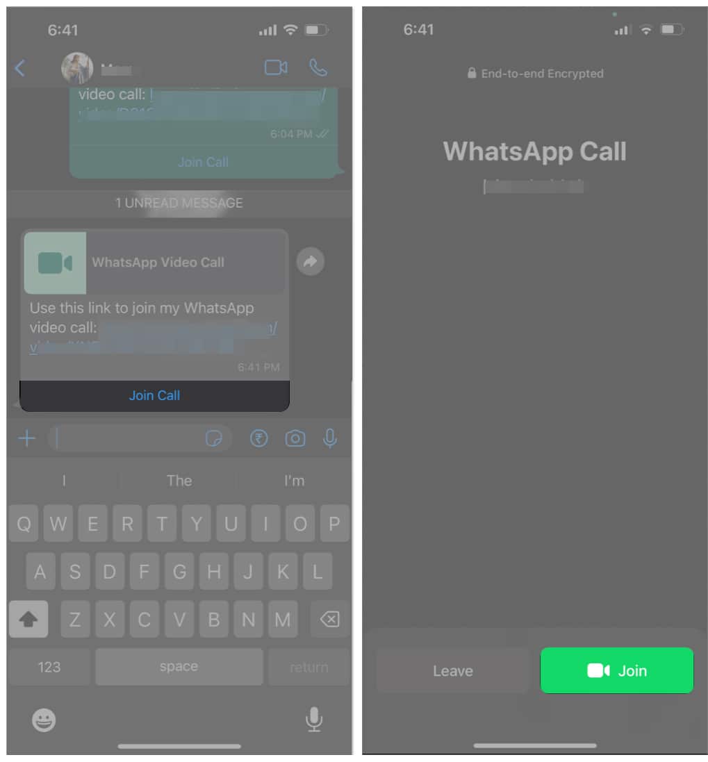 How to create WhatsApp call link on iPhone - 93