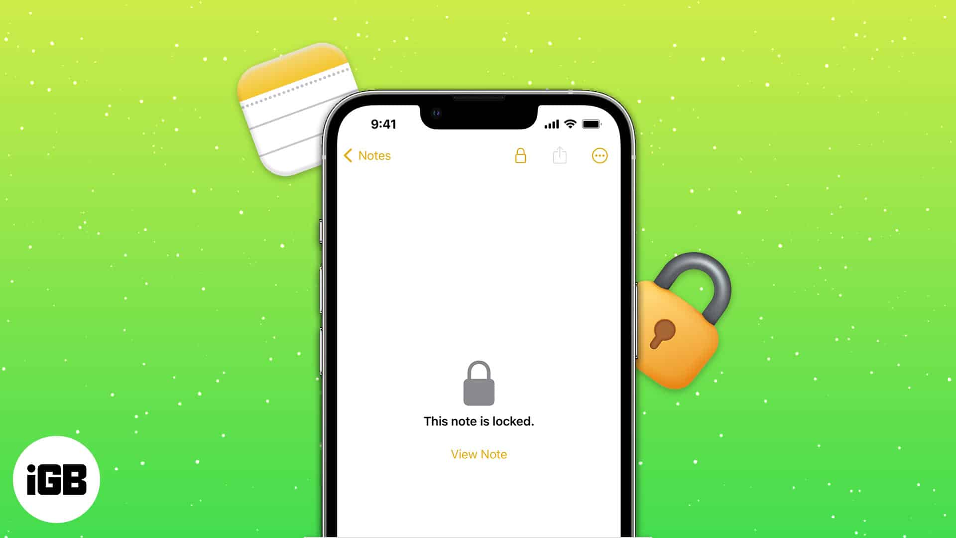 How to lock notes on iphone and ipad