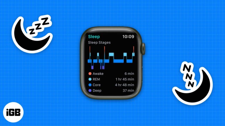 How to track sleep on Apple Watch