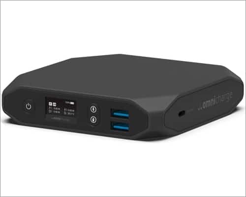 Omnicharge USB-C power bank for Mac