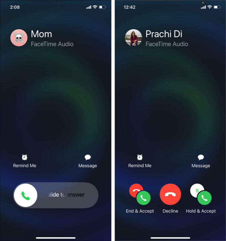 Answer a FaceTime call with call waiting 750x800 1