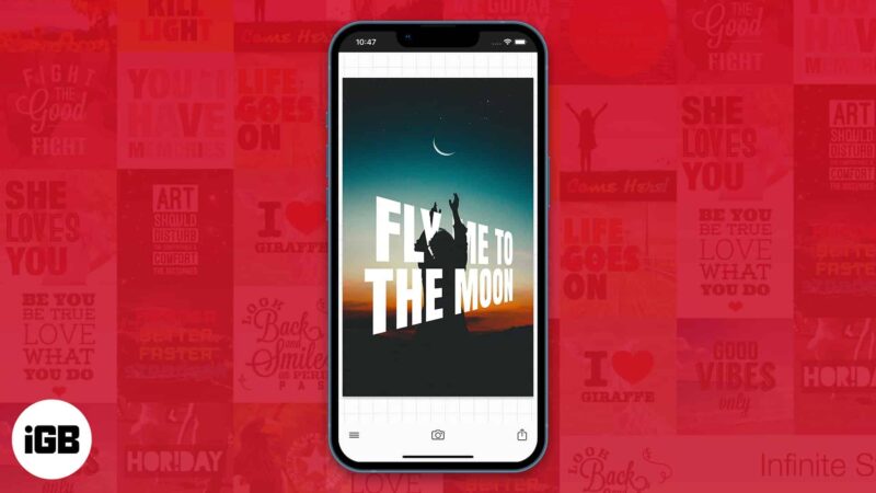 Best iPhone apps to add text to photos