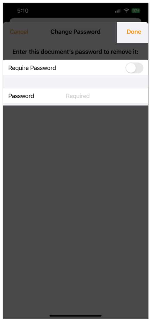 How to add a password to Pages document on iPhone  iPad  and Mac  - 57
