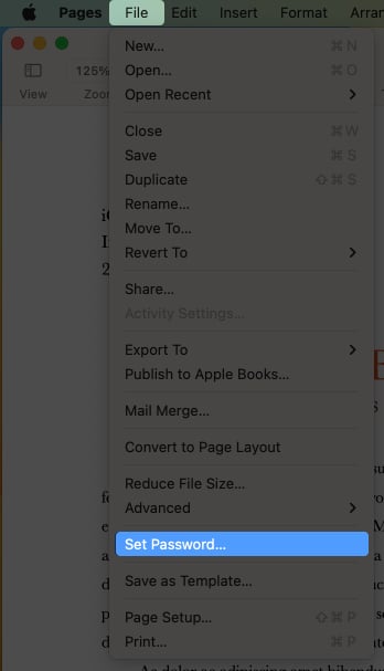 How to add a password to Pages document on iPhone  iPad  and Mac  - 86