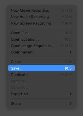 Kattintson a Fájl elemre, és válassza a Mentés Macen lehetőséget