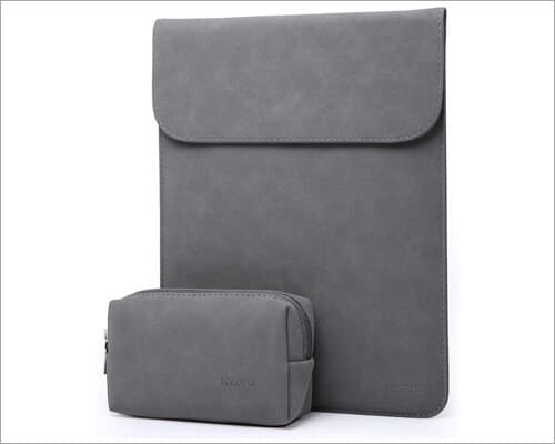 HYZUO 16-inch MacBook Pro Faux Suede Leather Sleeve