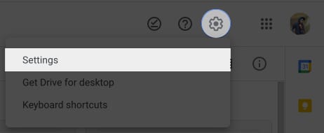 Nyissa meg a Beállítások ikont Mac rendszeren