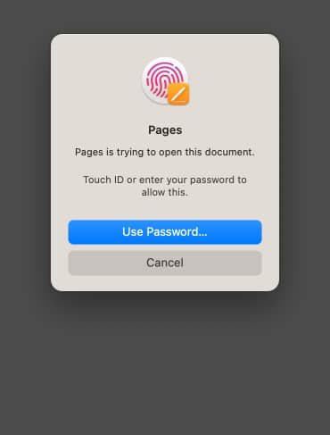 How to open locked documents on Mac 