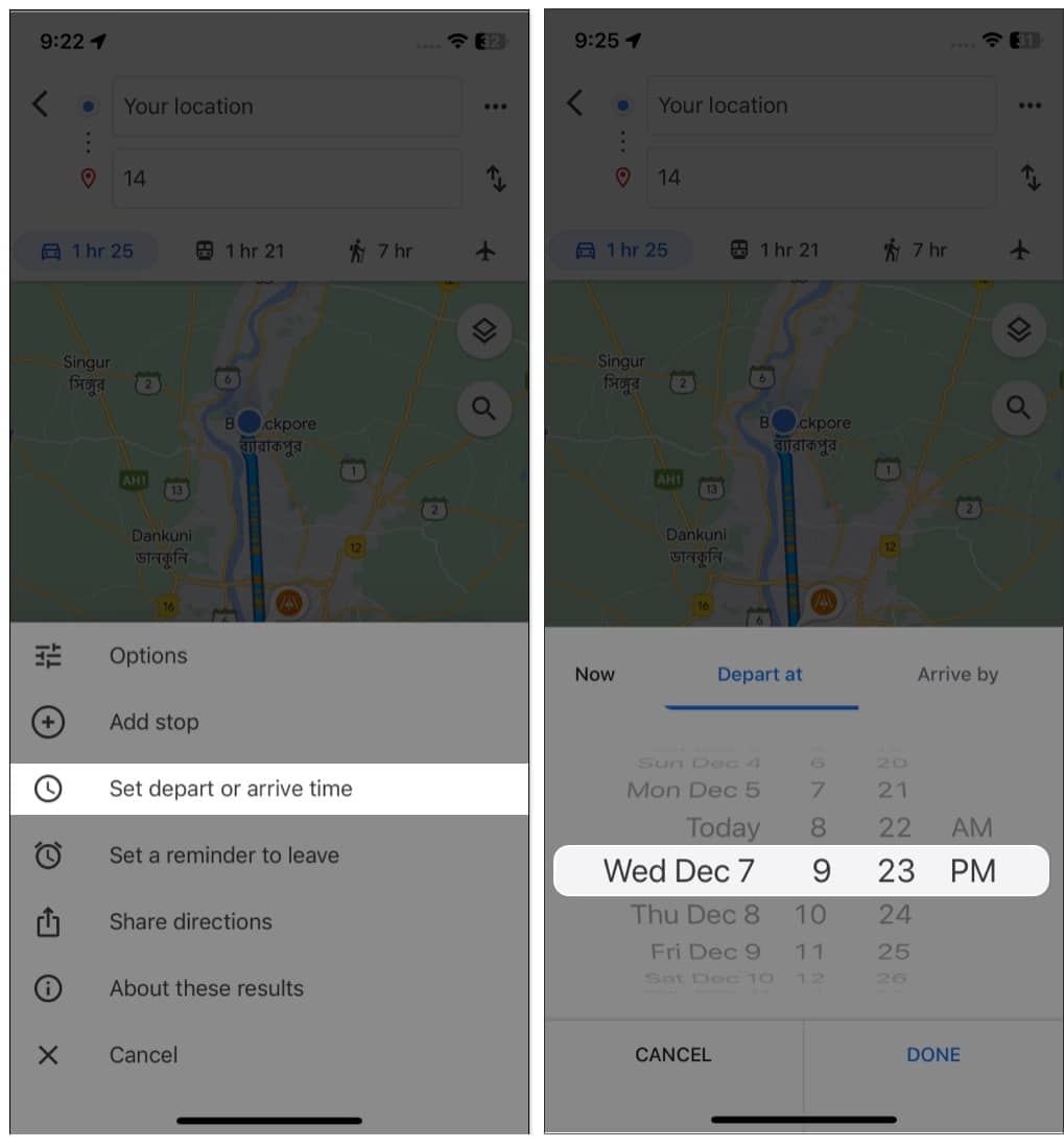 How to use Google Maps as a trip planner on iPhone - 27