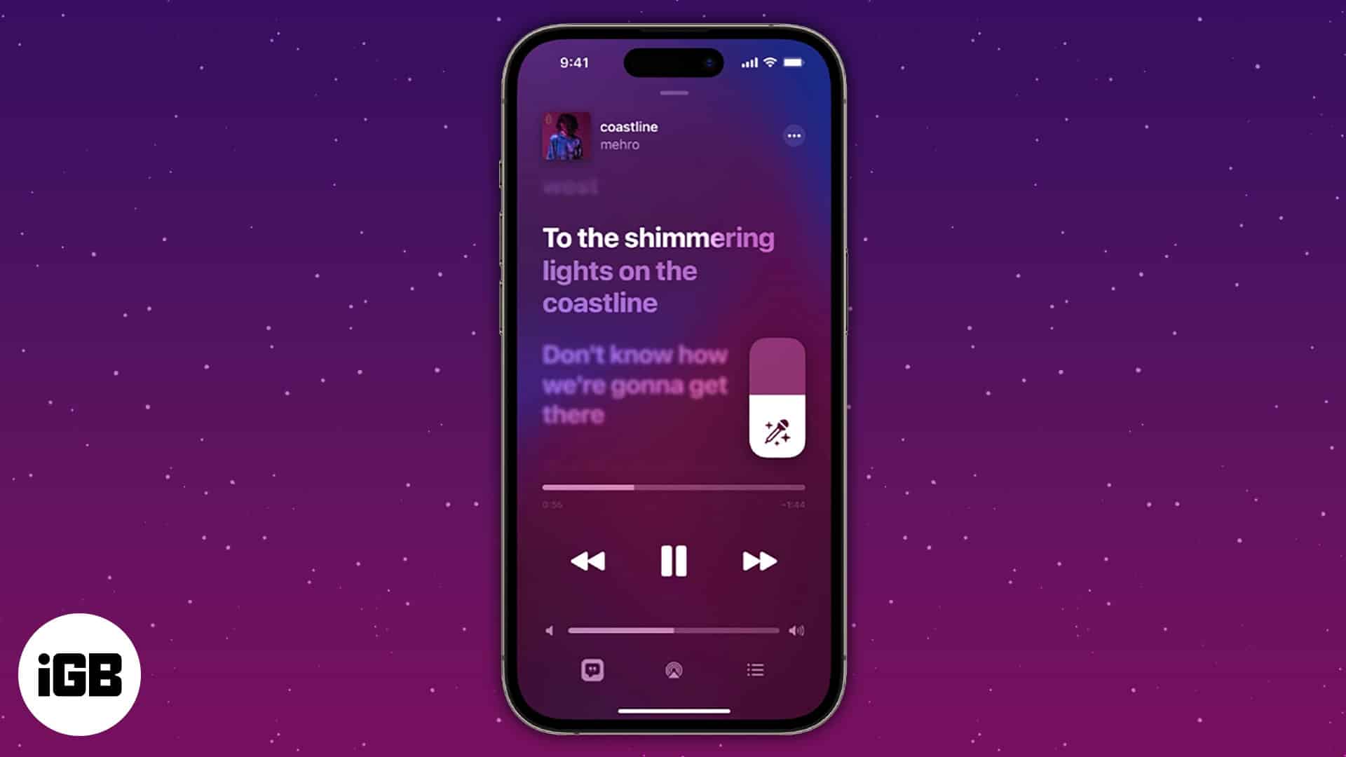 How to use apple music sing karaoke feature on iphone