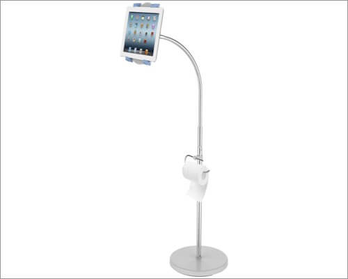Loctek Adjustable PAD Floor Mount Stand for iPad