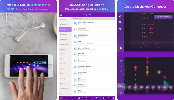 Magic Piano by Smule iPhone and iPad App Screenshot