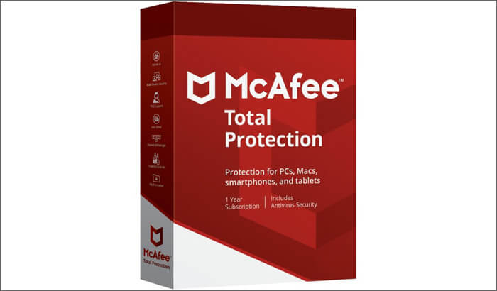 McAfee Total Protection Paid Antivirus for Mac