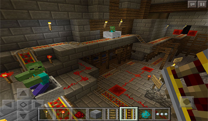Minecraft iphone and ipad game screenshot