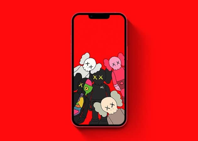 Multiple Kaws wallpaper