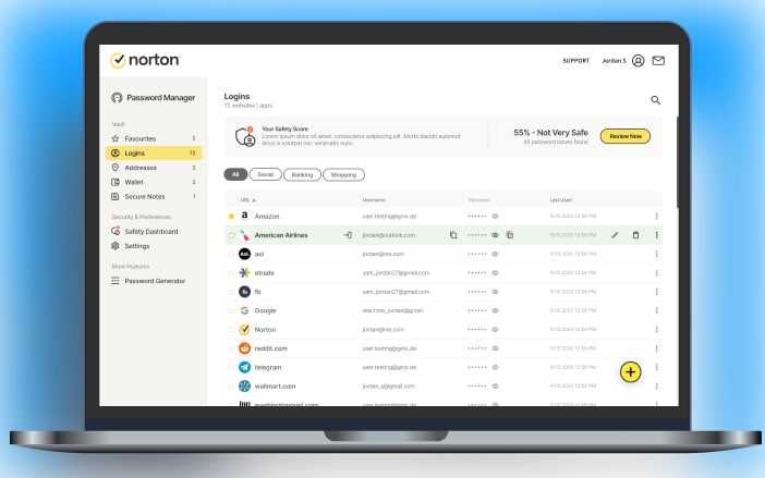 Norton Password Manager for Mac