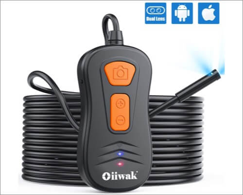 Best Endoscope Cameras for iPhone in 2024 Oiiwak Inspection Camera for iPhone