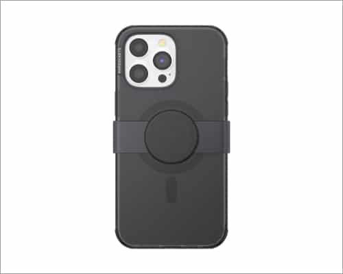 Popsockets magsafe black case for iphone 14 pro max