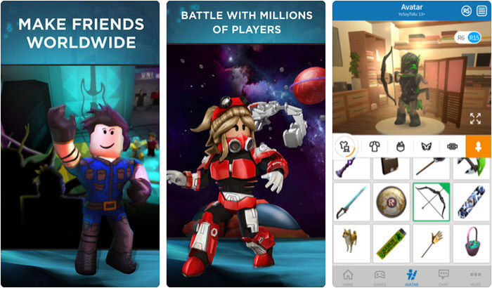 Roblox iphone and ipad game screenshot