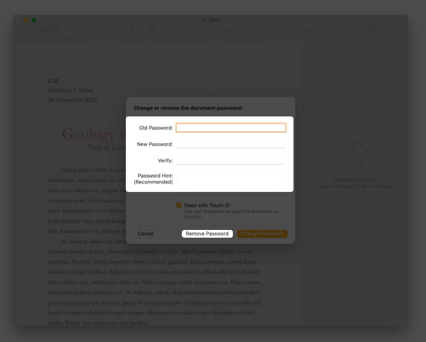 How to add password to Pages on iPhone  iPad  and Mac - 93