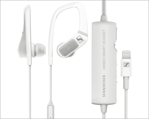 Best wired earphones for iPhone in 2024 Sennheiser AMBEO Smart Headset for iPhone