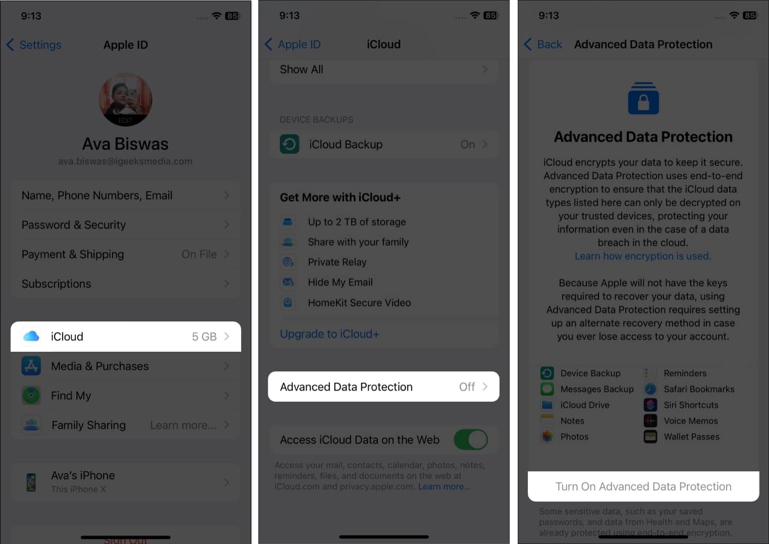 How to use Advanced Data Protection for iCloud in iOS 16 2  - 19