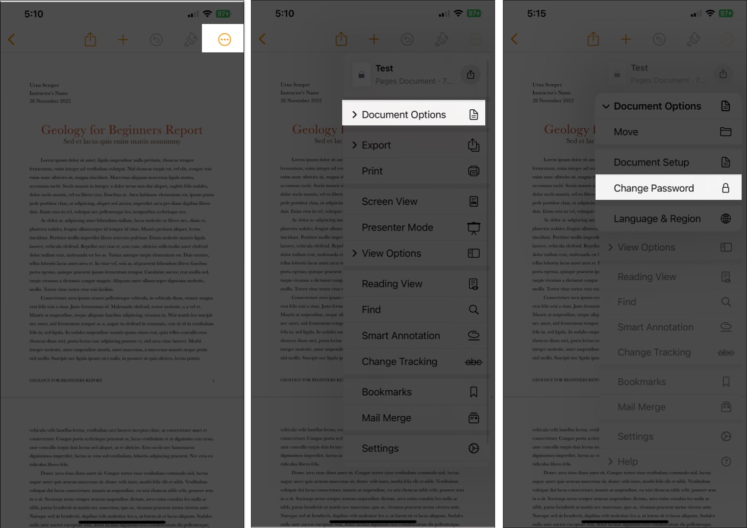 How to add password to Pages on iPhone  iPad  and Mac - 79