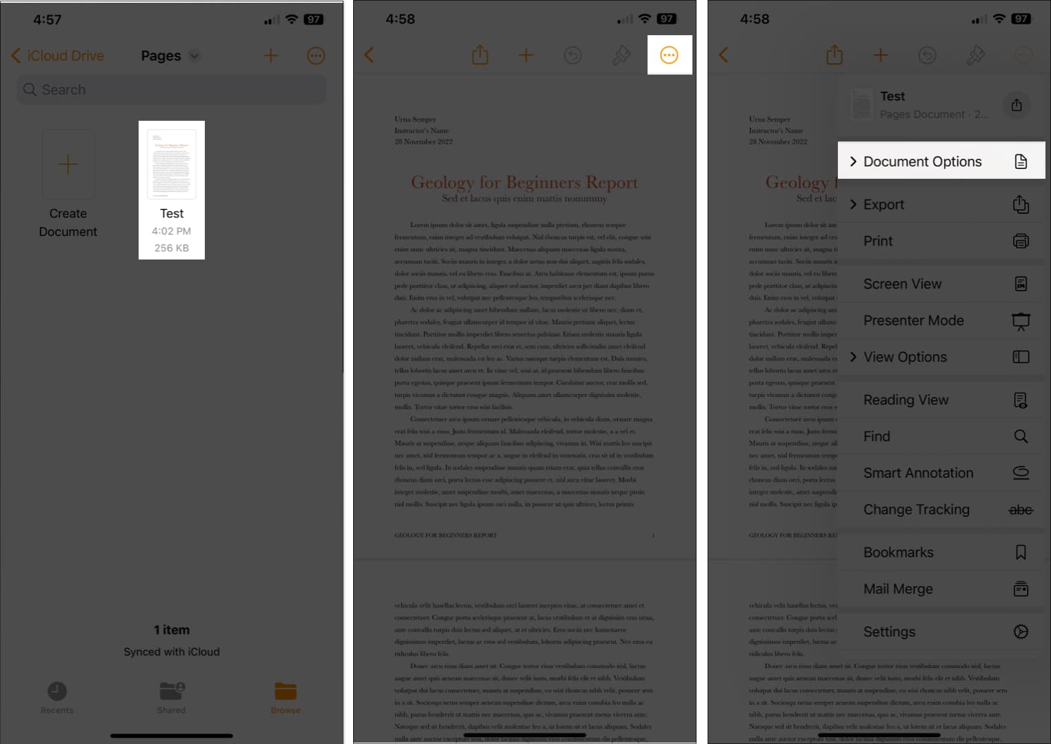 How to add password to Pages on iPhone  iPad  and Mac - 8