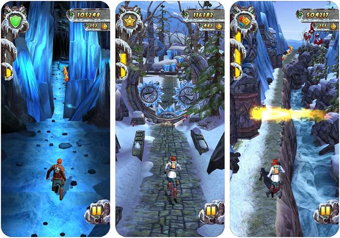 Temple Run 2 iPhone and iPad Game Screenshot
