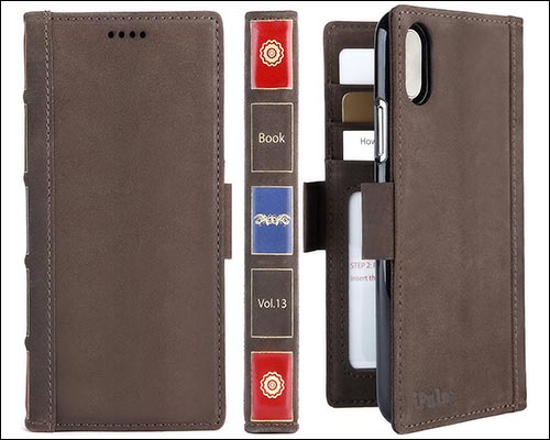 iPulse iPhone X Leather Wallet Case