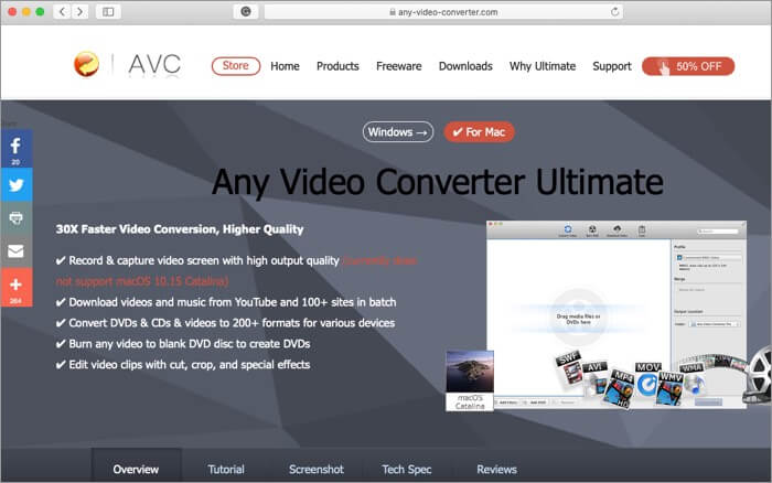 Any Video Converter App for Mac