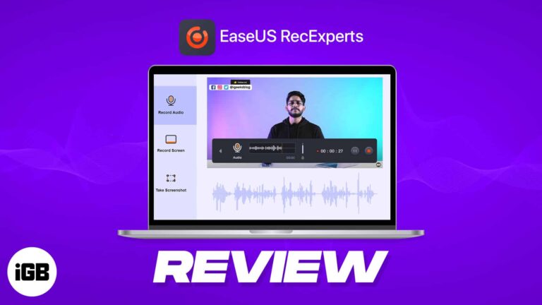 How to screen record on Mac with audio using EaseUS RecExperts