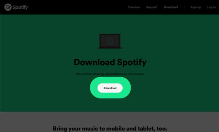 Stáhněte si Spotify na Mac