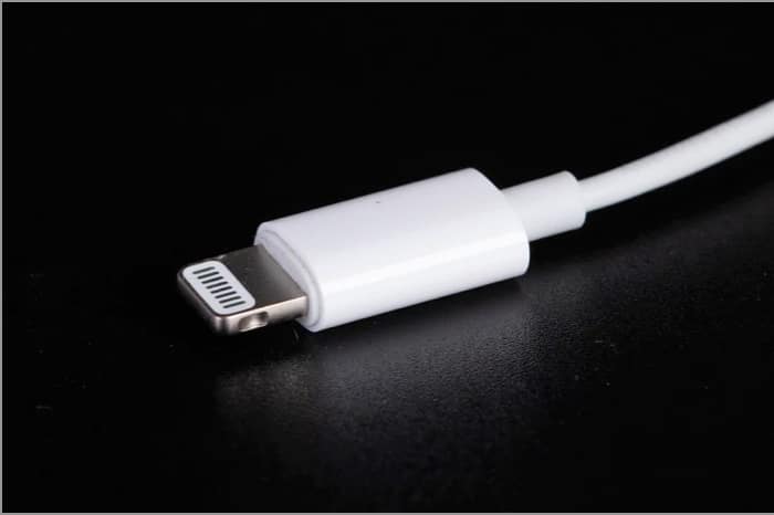 Dry your Lightning cable