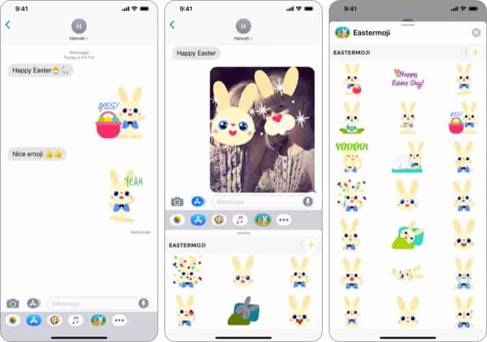 Eastermoji iPhone and iPad App Screenshot