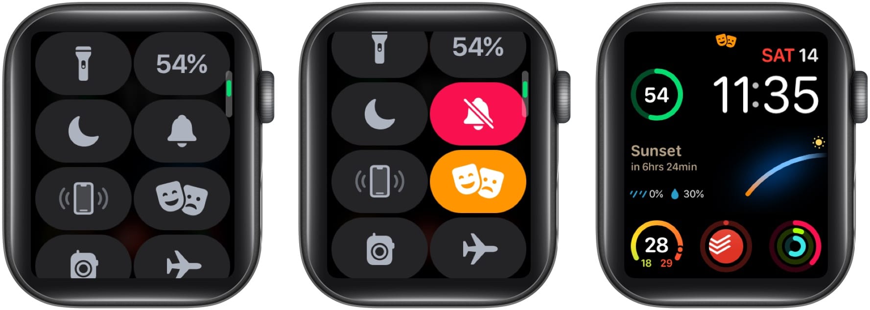 Enable Theater Mode on Apple Watch