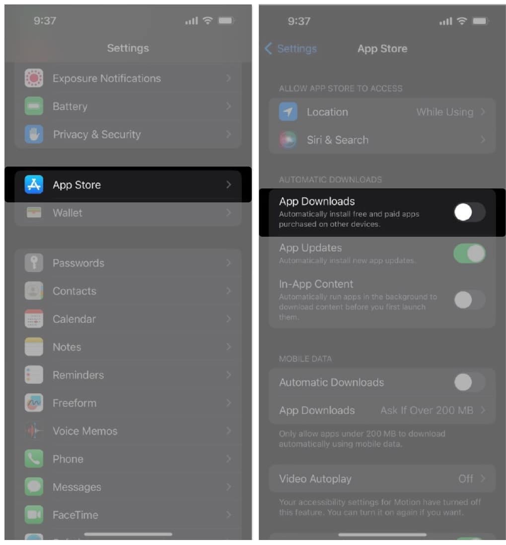 How to stop apps from downloading on all Apple devices - 25