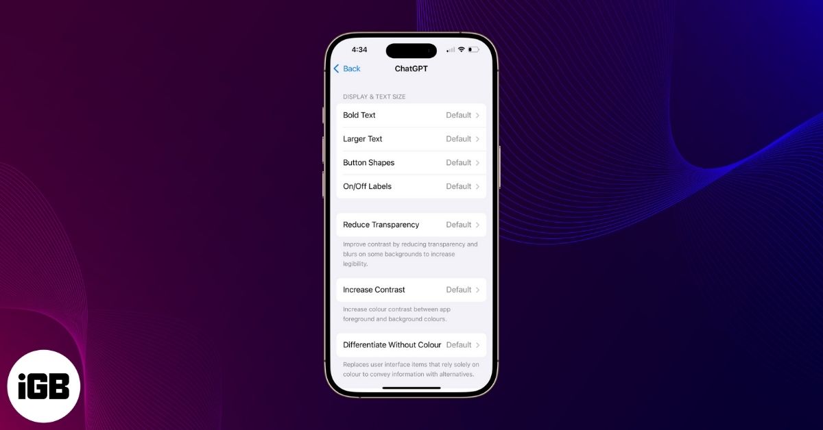 How to use per app settings on iphone