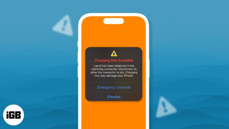 How to fix liquid detected in lightning connector error on iphone