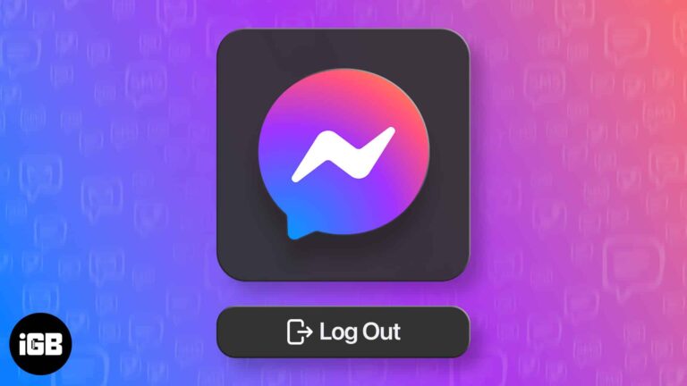 How to log out of Facebook Messenger on iPhone and iPad (2024 Guide)