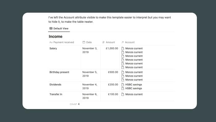 Calculate Running Balance
