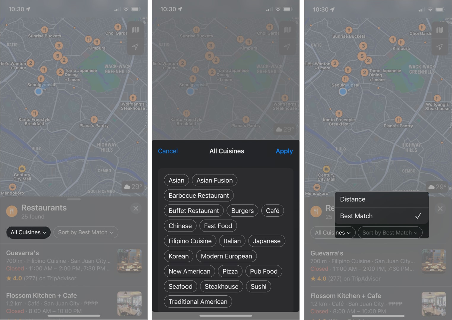 20 Best Apple Maps Tips and Tricks for iPhone Users on iOS 26 – iGeeksBlog Quickly search for amenities with find nearby