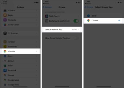 How to change default browser on iPhone and iPad – iGeeksBlog