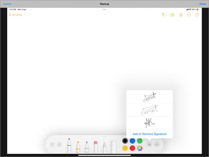 Sign documents on the go with Apple Pencil